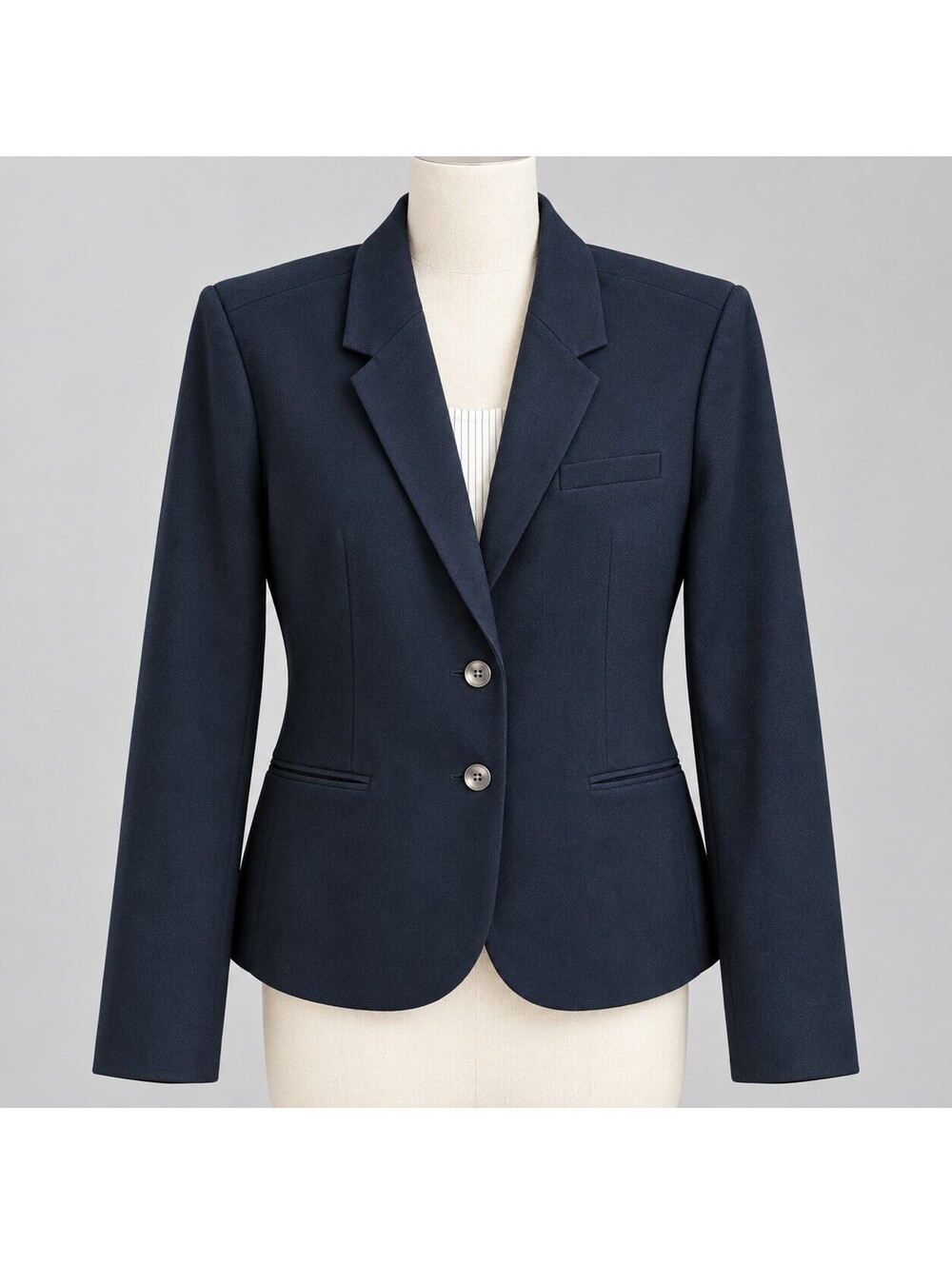 J.Crew Navy Two-Button Blazer Women’s XL Tailored Jacket